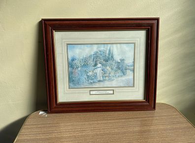 Herbacious Border by W. f. Ashburner print