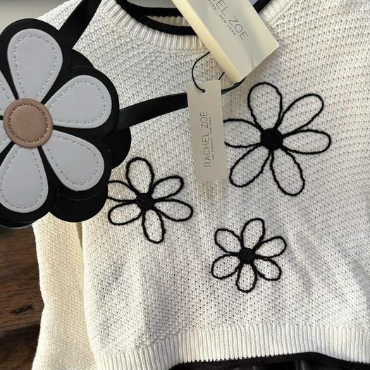 Rachel Zoe Kids set with sweater and matching bag