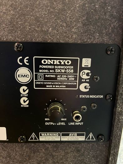 Onkyo HT-R558 5.1 Home Cinema Receiver & Speakers