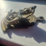 Antique H.L. Judd Cast Iron Shriners Masonic Desk Clip Image 2