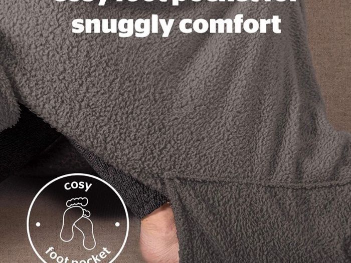 NEW SALE | Wearable Blanket - Soft Teddy Fleece Blanket with Sleeves - 2-in-1 Sleeved blanket and Cushion