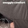 NEW SALE | Wearable Blanket - Soft Teddy Fleece Blanket with Sleeves - 2-in-1 Sleeved blanket and Cushion Image 6