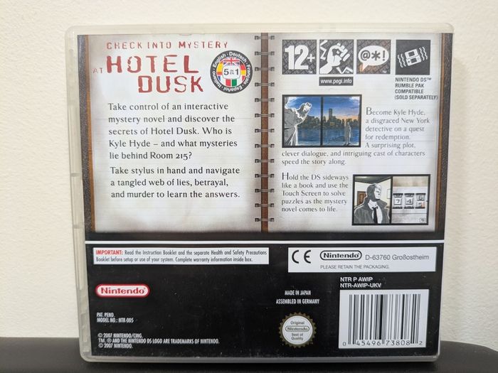 Hotel Dusk: Room 215 (DS)