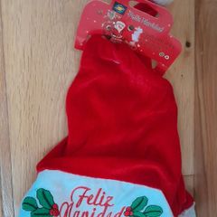 Christmas Santa Hat inscribed Feliz Navidad