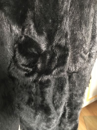 Real shearling coat, new,size S