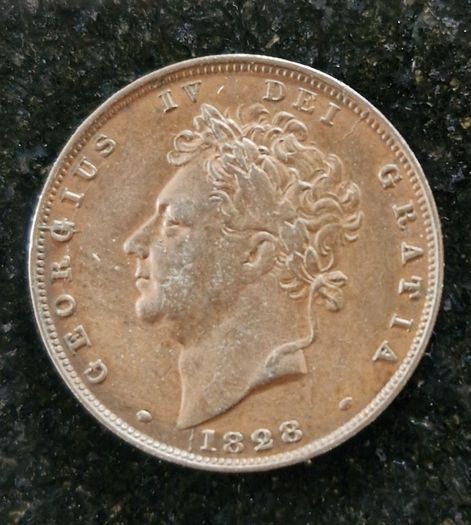 1828 Farthing George IV Coin