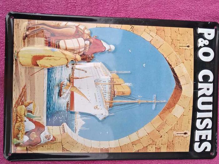 P & O Cruises Tin Plate