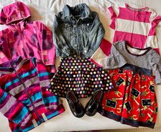 Large bundle of girls designer clothing 2-3yrs, shoes EU25