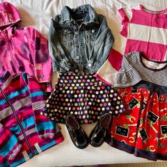 Large bundle of girls designer clothing 2-3yrs, shoes EU25