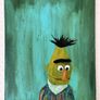 Framed Sesame Street "Bert" Acrylic painting on canvas Image 5