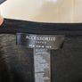 Accesorize black tie front top Image 2