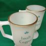 Vintage Irish Coffee Shamrock Pedestal Mugs Image 2