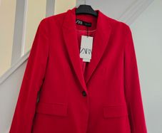 Zara Red Blazer BNWT Size 8