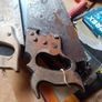 2 old hand saws Image 2