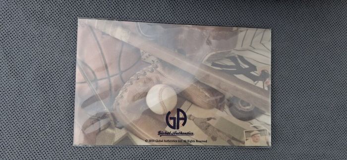 Mike Tyson autographed glove