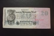 Germany. Reichsbanknote. 20 Millionen Mark (25.7.1923)