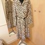 Women's Coat Leopard Print REDUCED Size 14 Image 9