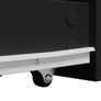 Narrow Bathroom Cupboard Black Image 8