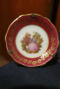 Vintage Limoges Porcelain Miniature Plate