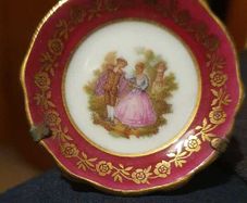 Vintage Limoges Porcelain Miniature Plate
