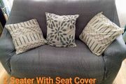 Sofa set with arm chair