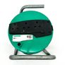 Extension Lead Cable Reel 25m 240V 13A, 2-4 Sockets, Heavy Duty Power Cord Image 3