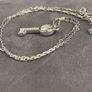Swarovski Crystal Key Pendant Necklace in Perfect Condition Image 3