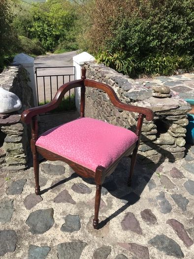 Antique Edwardian corner chair