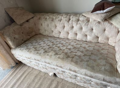 Beige Chesterfield Sofa