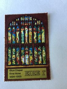 1969 Irish stamp - Eton Chapel - Evie Hone