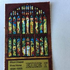 1969 Irish stamp - Eton Chapel - Evie Hone