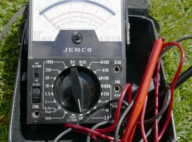 Vintage Multitester US-100 Jemco Industries Ltd. Tokyo ,Japan