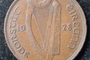 Ireland 1928 1d Penny Coin