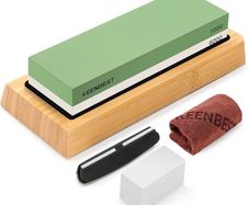 NEW SALE | 1000 6000 Grit 2 Side Kitchen Knife Whetstone Water Wet Stone Sharpener Kit Japanese Wetstone Knives Sharpeners Waterstone Whet Stone