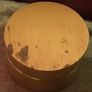 vintage collectable brass paper weight clock Image 3