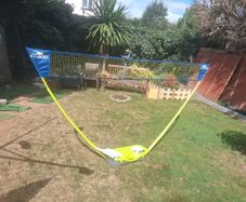 Crane Freestanding Badminton Net(perfect condition no rackets included