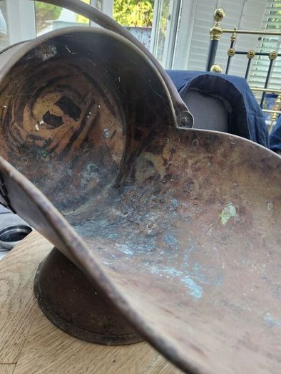 coal helmet vintage