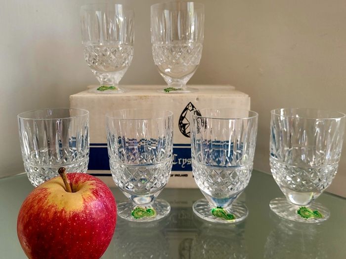 Waterford Crystal Glasses Set of 6 Unused Original Box Made in Ireland