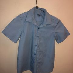 M&S school shirt (age 6-7)