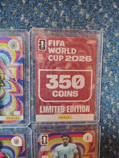 8 limited edition adrenalyn xl panini collection cards