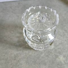Waterford crystal colleen honey jar and lid in original box ireland
