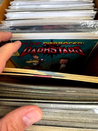 DC Long Comic Box w 250 comics for Sale