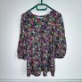 Brand New Girls Faux Wrap Multi Coloured Dress. Age 4-5 Image 4