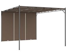 Garden Gazebo 4x3m with Side Curtains