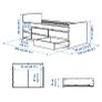 Ikea single bed with storage drawers Image 2
