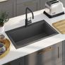 Handmade Kitchen Sink Black Stainless Steel Image 2