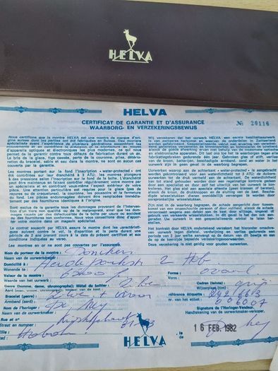 Women's silver Swiss watch Helva (Helvetia)
