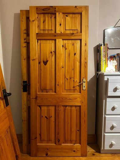 Solid pine 6-panel internal doors