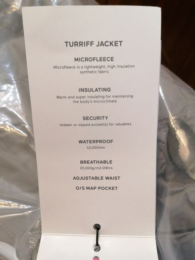 NEW WITH TAGS, Mens SMALL SIZE, craghoppers Turriff jacket waterproof AQUADRY INSULATED cement coat warm