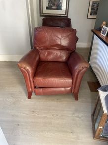 leather recliner armchair